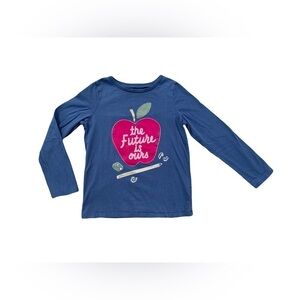 Carter's Size 10 Apple The Future Is Ours Long Sleeve Shirt